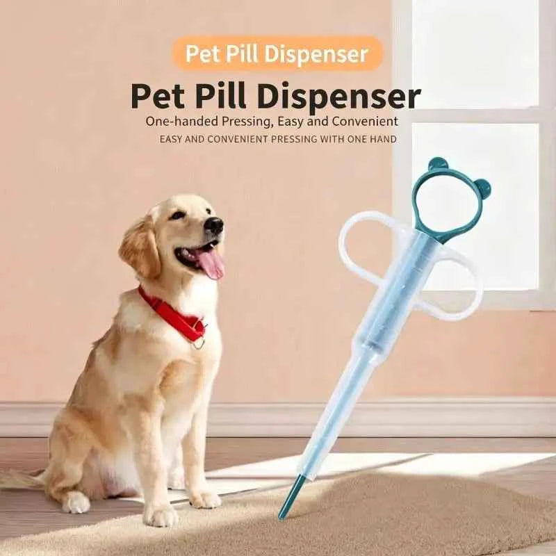 Pet Pill Dispenser  With Soft Tip, Cat Dog Medicine Dispenser Shooter With Ergonomic Plunger, Small Animal Feeding Tool