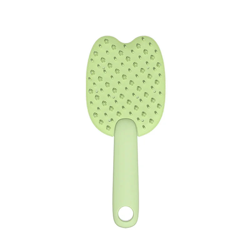 Massage & Deshedding Brush 2 in 1 – Pet Hair Remover Grooming Tool for Dogs Cats, Shedding Rake for Multiple Pets