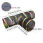 Foldable Cat Tunnel with Mesh Breathable Pet Play Tunnel for Kittens Cat Play House Dog Summer Outdoor Entertainment Cubes