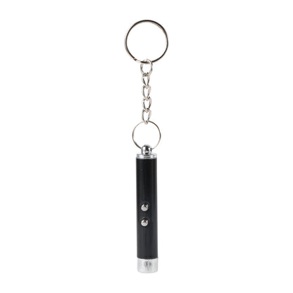2pcs Laser Pointer Interactive Cat Toy Indoor Cat Fun Stick UV Flashlight LED Keychain Kitten Pet Training Play