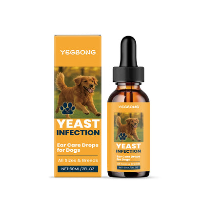YEGBONG Dog Ear Care Drops – Anti-Fungal Itch Relief & Earwax Remover 60ml - Bdba PK