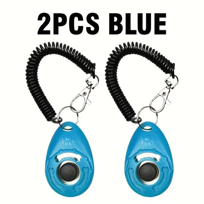 [2pcs Professional Dog Training Clicker] Effective Pet Communication Device and Comprehensive Training Supplies Kit for Owners