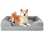 Orthopedic Dog Beds for Large Dogs, Waterproof Memory Foam Large Pet Bed with Sides, NonSlip Bottom and EggCrate Foam Dog Couch