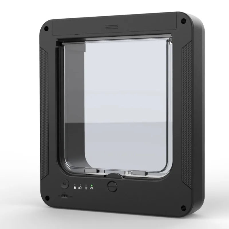 RFID Sensing Smart Cat Door Flap Control Direction Entry Exit Cat Door Intelligent Recognition Cats Hole Electronic Automatic