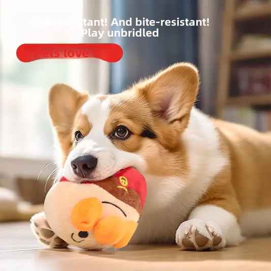 Electric Jumping Dog Toy – USB Rechargeable Clown Cartoon Plush Ball for Interactive Play - Bdba PK