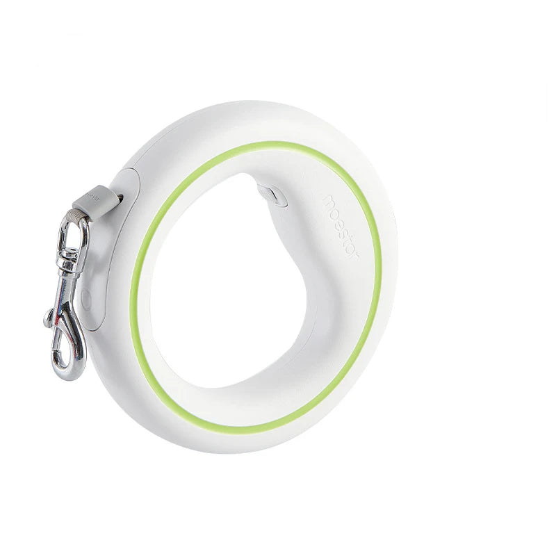 Moestar UFO 2 Lite Retractable Dog Leash – Metal Buckle & One-Handed Brake for Small & Medium Dogs - Bdba PK