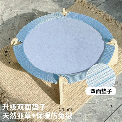 Double-layer Bed Cat Hammock Beautiful Exquisite Bunk Camp Cat Hammock Grabbing Board Pet Products Hamaca Para Gatos XY40MDC