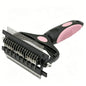3 in 1 Pet Grooming Hair Brush Dog Deshedding Remover Double Sided Shedding Comb with Stainless Steel Teeth Fur Knot Cutter