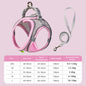 Pet Things Cat Accessories Cute Adjustable Cat Collar and Leash Set for Walking Safe Reflective Soft Comfortable Vest - Bdba PK