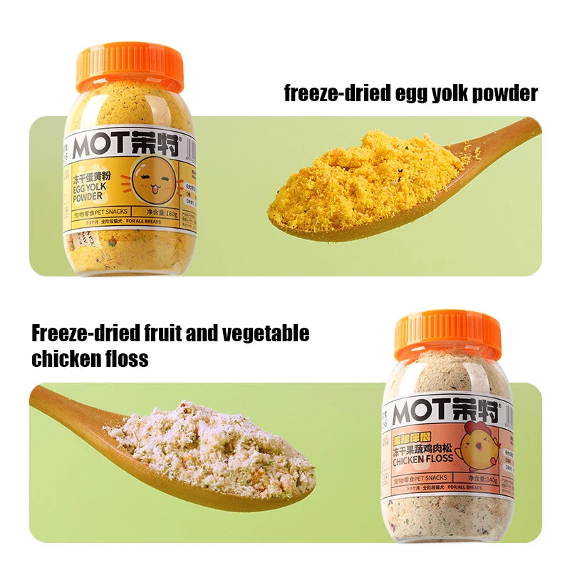 Freeze Dried Chicken Pellets Egg Yolk Quail Salmon Cod Duck Chicken Breast Duck Pellets Mixed Pet Snack