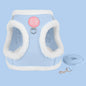 Cute Cat Dog Harness and Leash Set Winter Pet Outdoor Walking Supplies Reflective Adjustable Kitten Puppy Gatos Harnesses
