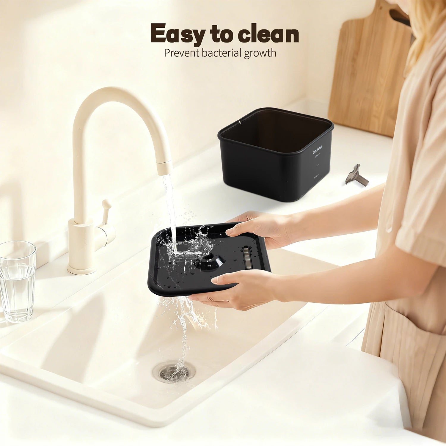 2.2L Automatic Cat Water Fountain Operated Automatic Pet Water Fountain With Motion Sensor Dog Cat Water Dispenser Bowl - Bdba PK
