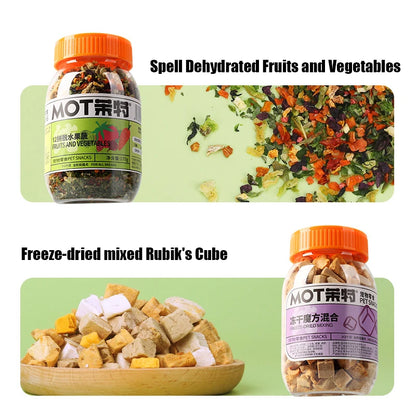 Freeze Dried Chicken Pellets Egg Yolk Quail Salmon Cod Duck Chicken Breast Duck Pellets Mixed Pet Snack