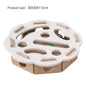 Interactive Cat Puzzle Toy – Felt Maze Box with Tunnel & Bell Ball for Indoor Cat Enrichment - Bdba PK