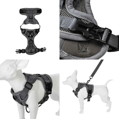 Pet Dog Harness Leash Set Adjustable Puppy Solid Chest Strap with D-ring For Small Medium Dogs Cats French Bulldog Accessories