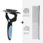 3 In 1 Pet Deshedding Brush Dog Hair Remover Pet Fur Knot Cutter Puppy Cat Comb Brushes Dogs Grooming Shedding Supplies