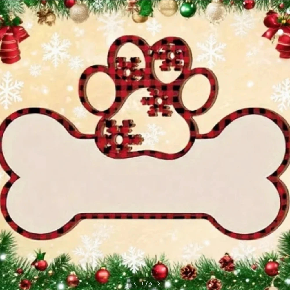 Personalized dog ornament, Christmas tree decoration,Custom Name Pet Christmas Gift Pet Christmas Ball Pendant