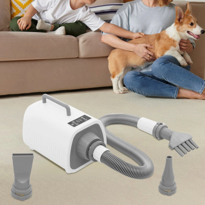 Dog Hair Dryer 120000RPM Dog Grooming Blow Dryer 2100W Pet Grooming Dryer 9 Speed Setting Level for use in Private Homes/Pet Stores/Pet Hospitals