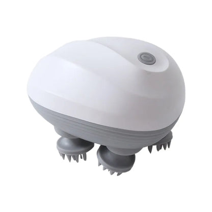Electric Cat Head Massager Smart Pet Massager Waterproof ABS+Silicone Automatic Pet Massage Tool Eco-Friendly Travel Outdoor
