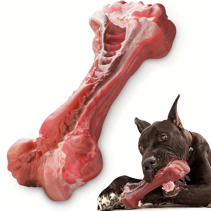 Natural Rubber Silicone Dog Bite Toy – Non-Toxic Teeth Cleaning Bone for Strong Chewers - Bdba PK