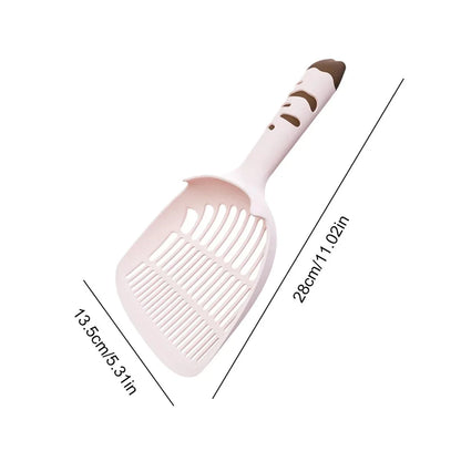Cat Litter Shovel Scoop Plastic Pet Toilet Poop Artifact Garbage Sand Shovel Pet Cleaning Artifact Dog Shovel Pet Cleaning Tool