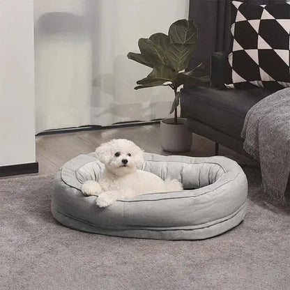 Non-Slip Breathable Dog Bed – Soft Linen Pet Bed for Small, Medium & Large Dogs - Bdba PK