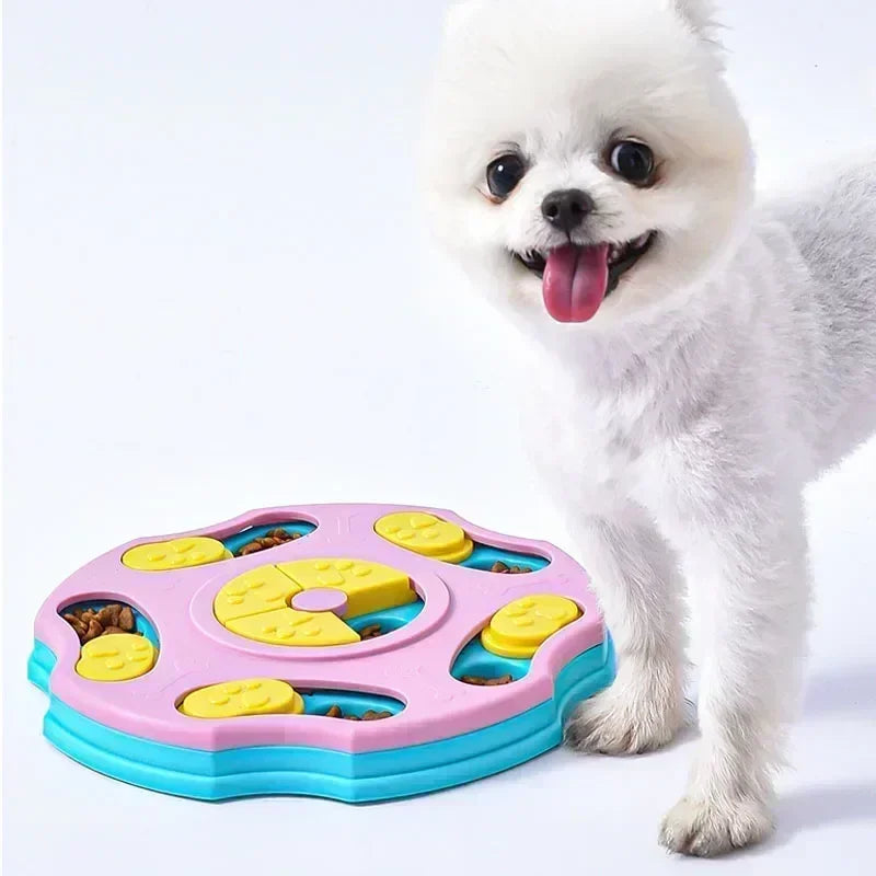 Dog Puzzle Slow Feeder Bowl – Interactive IQ Food Dispenser for Dogs & Cats (Non-Slip) - Bdba PK