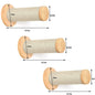 Wooden Cat Climbing Shelves Wall Mounted Cat Tree Sisal Scratching Post Pedal Hammock Indoor Kitten Playground Cats Accessories