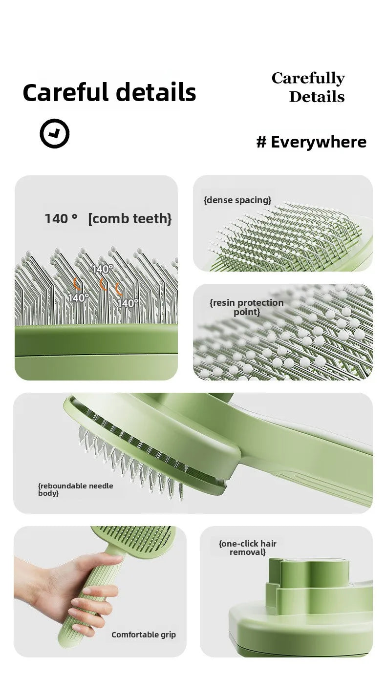 Cat Comb To Remove Floating Fur, Long Hair, Cat Specific Dog Hair Cleaner, Cat Grooming Tool, Pet Supplies
