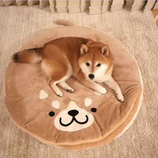 Lovely Warm Dog Bed Pet Basket Cat House Sofa for Medium Large Dog Sofa Bed Cushion Dog Bed House Pet Supplies Accessories