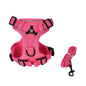 Pet Dog Harness Leash Set Adjustable Puppy Solid Chest Strap with D-ring For Small Medium Dogs Cats French Bulldog Accessories