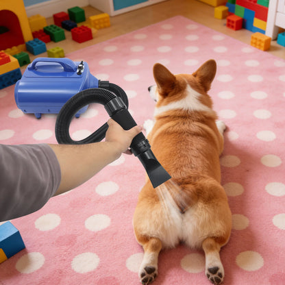 3600W Dual Motor High Power Pet Dryer 77~149℉ Warm Wind Pet Grooming Blower 60db Dogs Hair Drying Machine for Pet Hair Grooming