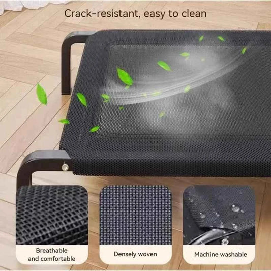 For Outdoor Home Use Elevated Big Dog Bed Summer Dog Nest Convenient Carry Moisture Proof Non-Slip Large Cat Bed Durable