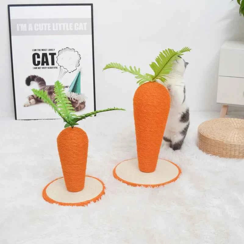 Cat Crawling Frame Cat Scratching Board Cat Scratching Pillar Cat Home Fun Toys Pets Cats Sisal Carrots Pet Supplies