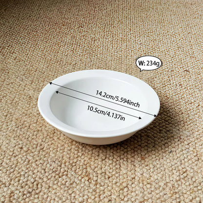 Pet Ceramic Bowl/Stainless Steel Bowl and Wooden Bowl Stand Set, Cat Bowl with Slightly Tilted Stand, Cat and Dog Supplies