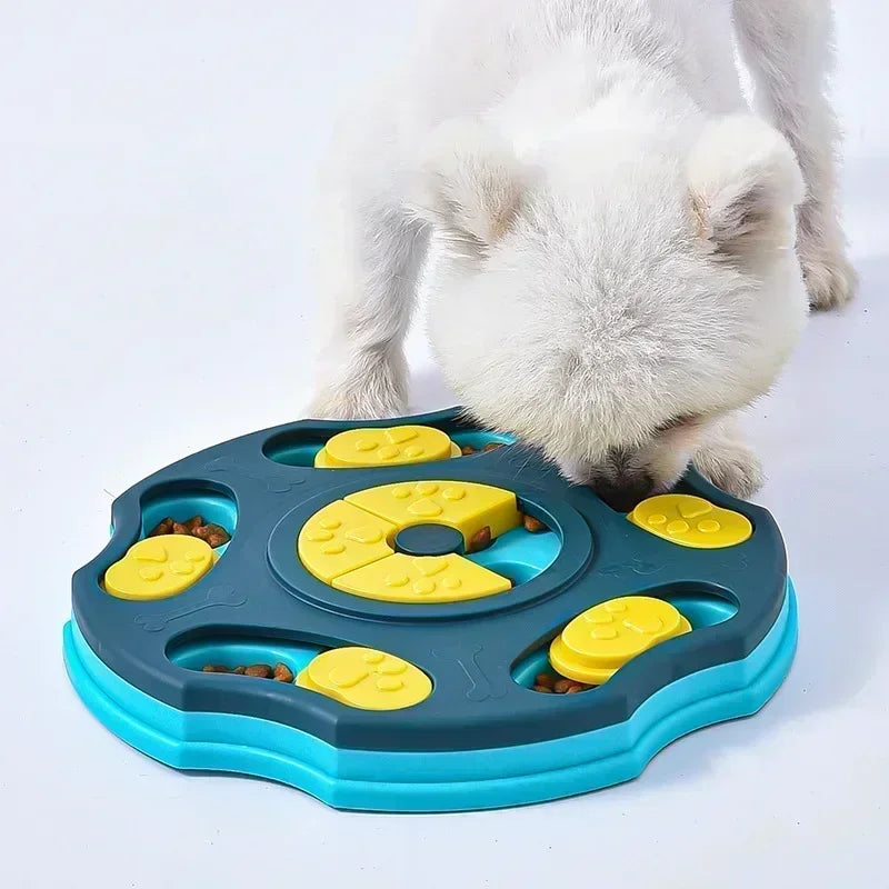 Dog Puzzle Slow Feeder Bowl – Interactive IQ Food Dispenser for Dogs & Cats (Non-Slip) - Bdba PK