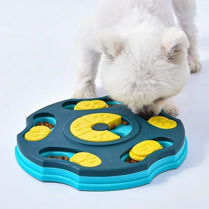 Dog Puzzle Slow Feeder Bowl – Interactive IQ Food Dispenser for Dogs & Cats (Non-Slip) - Bdba PK