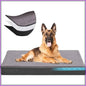 Orthopedic Memory Foam Dog Bed, Cooling Gel Crate Mat for Large Dogs, Washable Cover & Non-Slip Bottom, 50"x34"x5" Grey