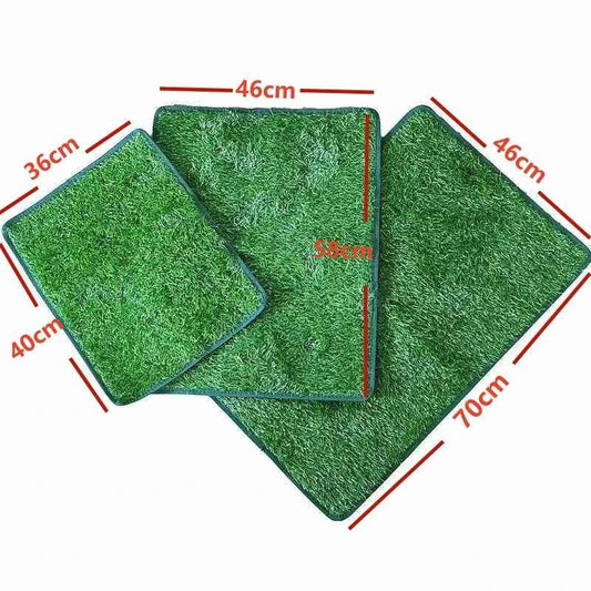 Artificial Turf Dog Potty Training Mat Reusable Grass Rug Replacement Turf Outdoor Lawn Mat Easy To Clean for Balcony Garden