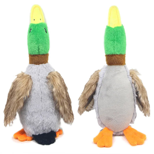 YOUSE Plush Duck Squeaky Dog Toy – Rope & Chew Toy for Teeth Cleaning (9 Variants) - Bdba PK