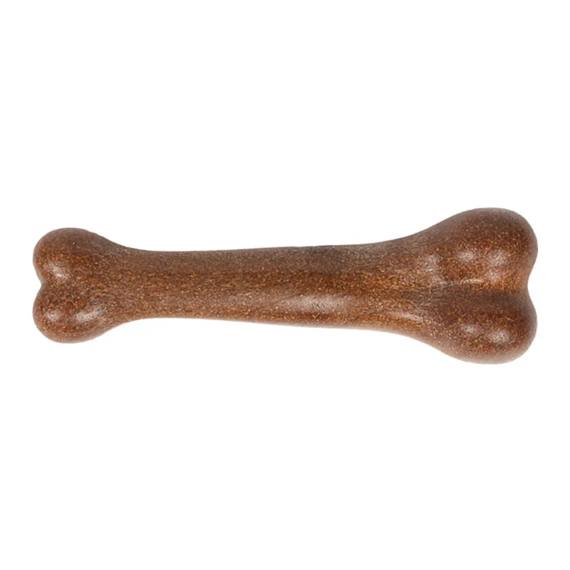 Beef & Bacon Flavour Indestructible Dog Chew Bone – Tough PP Molar Toy for Aggressive Chewers - Bdba PK