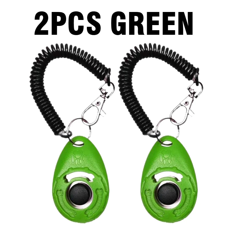 [2pcs Professional Dog Training Clicker] Effective Pet Communication Device and Comprehensive Training Supplies Kit for Owners