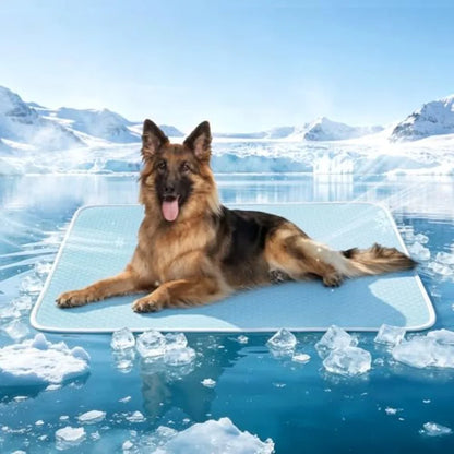 Dog Cooling Mat Instant Self Cooling Pad for Dogs and Cats Breathable Washable Summer Pet Cool Mat Indoor Outdoor, Cold Blanket