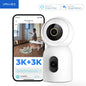IMILAB New Indoor Camera C30 Dual 3K Lens WiFi 6 5G 360° PTZ Local AI Detection for Baby/Pet/Noise Night Vision Human Tracking