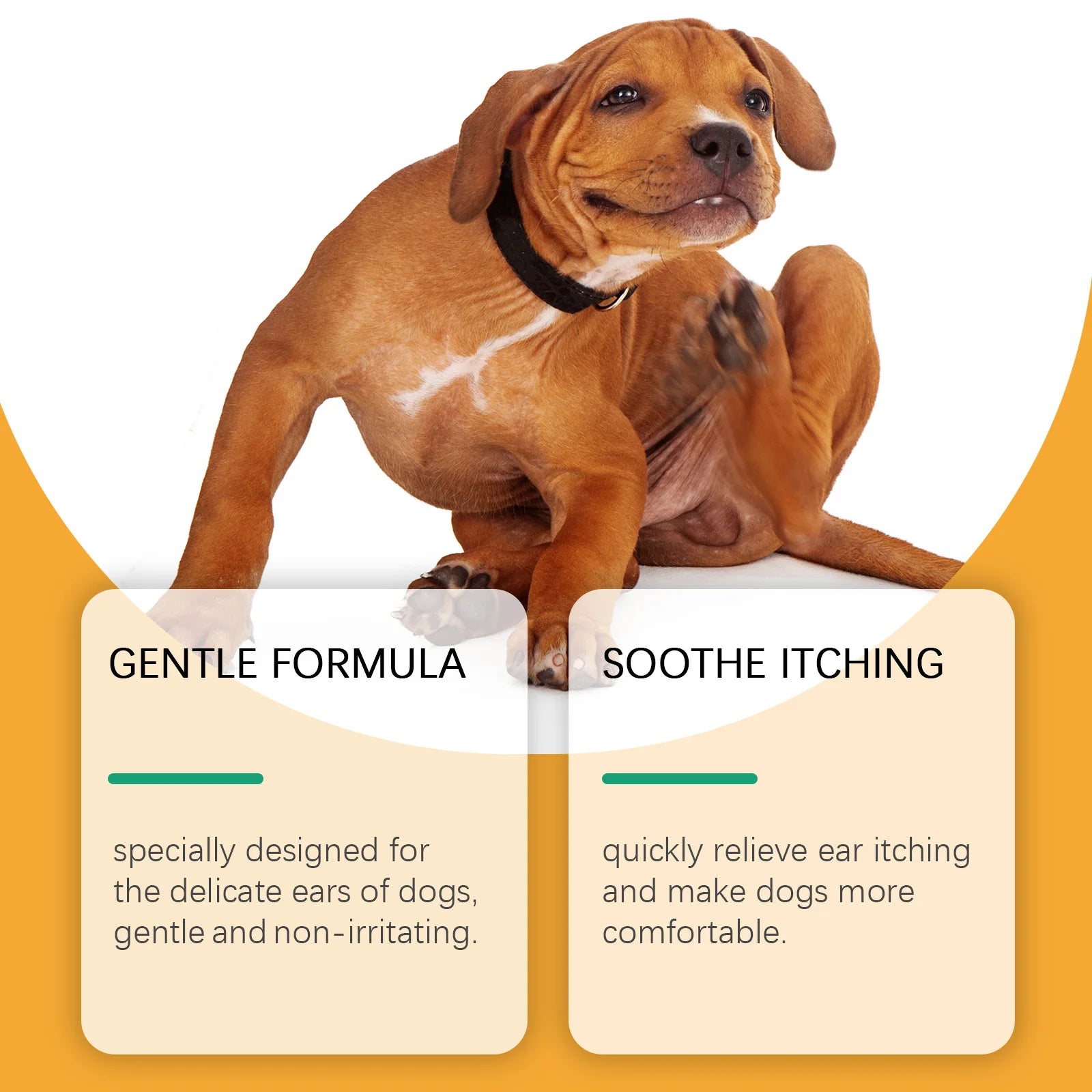 YEGBONG Dog Ear Care Drops – Anti-Fungal Itch Relief & Earwax Remover 60ml - Bdba PK