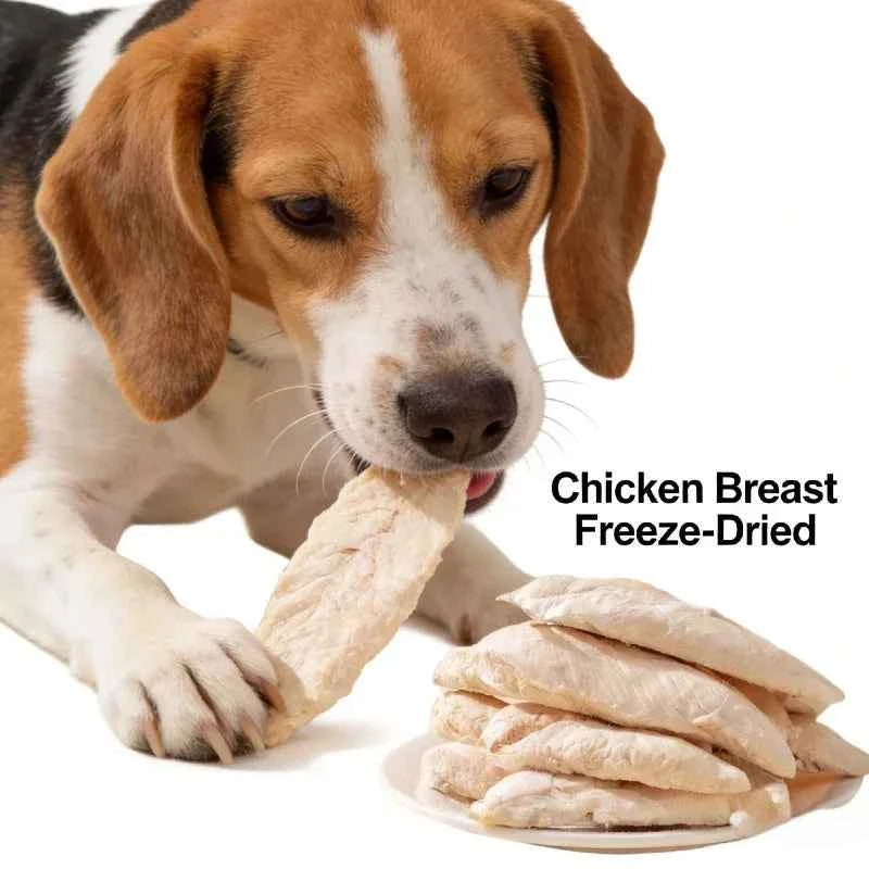 200g Freeze-Dried Chicken Breast – Dog & Cat Snack, Nutritious & Yummy