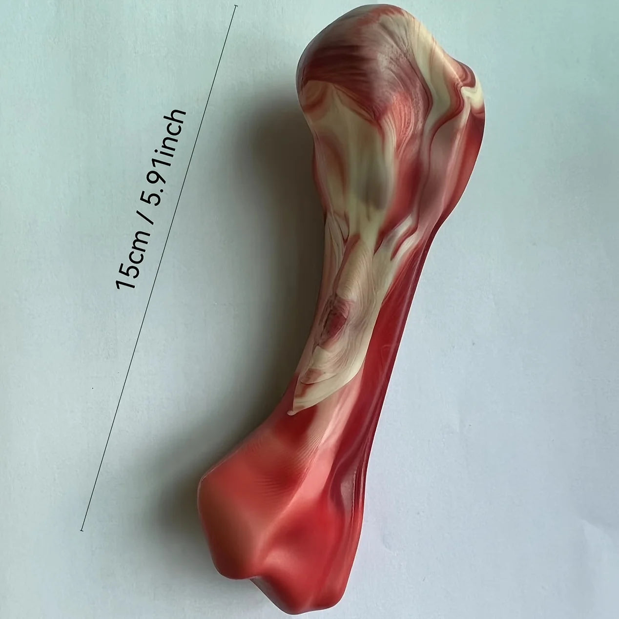 Natural Rubber Silicone Dog Bite Toy – Non-Toxic Teeth Cleaning Bone for Strong Chewers - Bdba PK