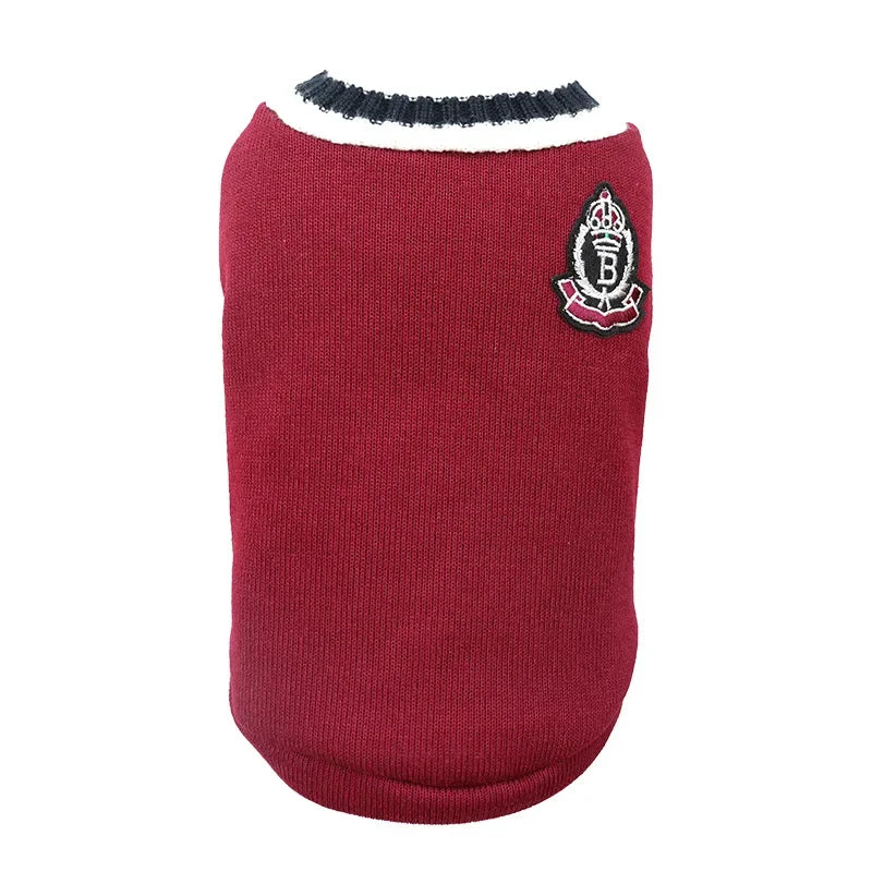 Cat Dog Sweater Pullover Winter Pet Clothes for Small Dogs Cat Vest Puppy Jacket Pet Clothing Kitty Costume Warm Coat
