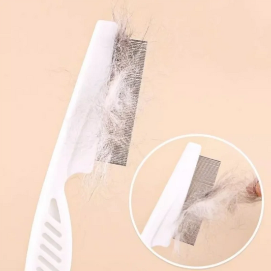 Stainless Steel Flea Comb for Dogs & Cats – Dense Teeth Pet Grooming Brush - Bdba PK
