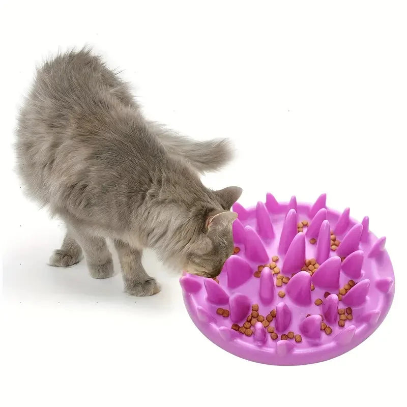 Jungle pet Slow Food Bowl: PP Material, Suitable for dog Cats, Encourages Slow Eating, and Promotes Digestion